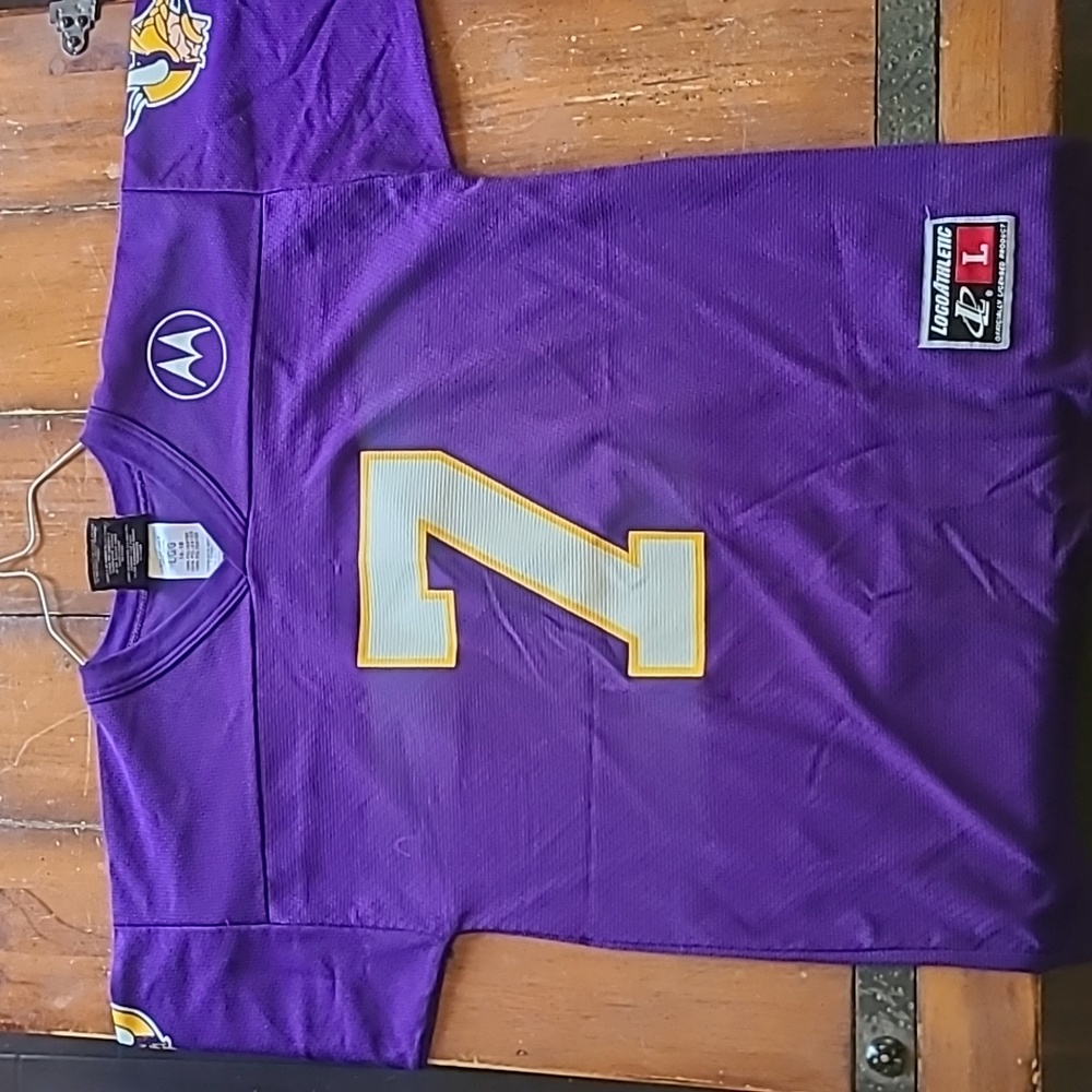 Vintage vikings jersey logo athletic
